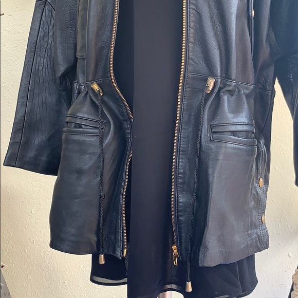 Hooded Leather Jacket 🧥 - Picture 3 of 10